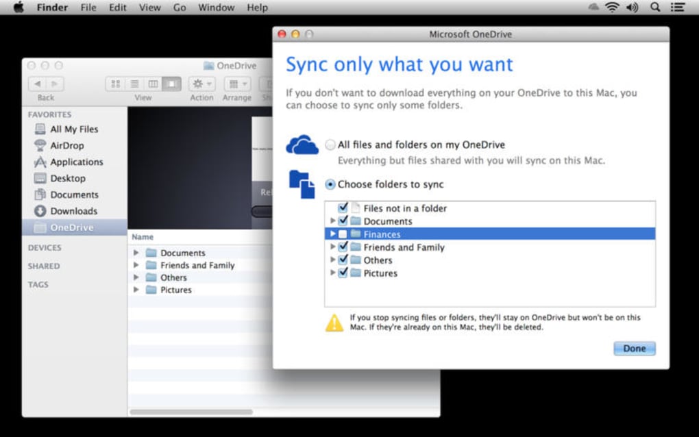 one drive client for mac